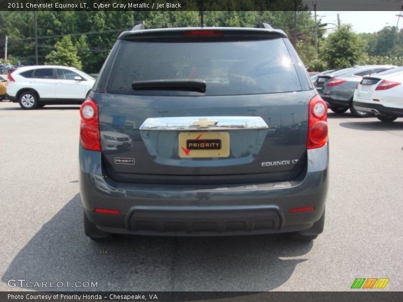Cyber Gray Metallic / Jet Black 2011 Chevrolet Equinox LT