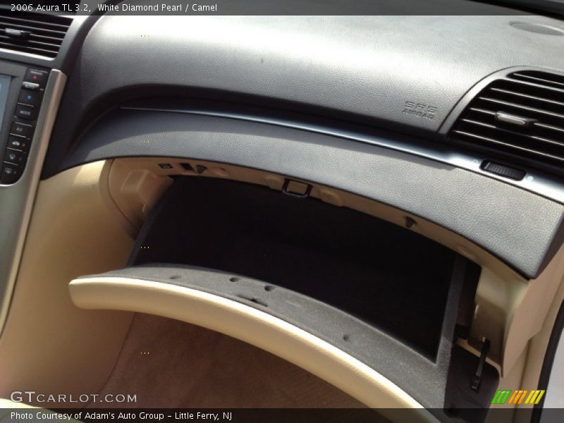 White Diamond Pearl / Camel 2006 Acura TL 3.2