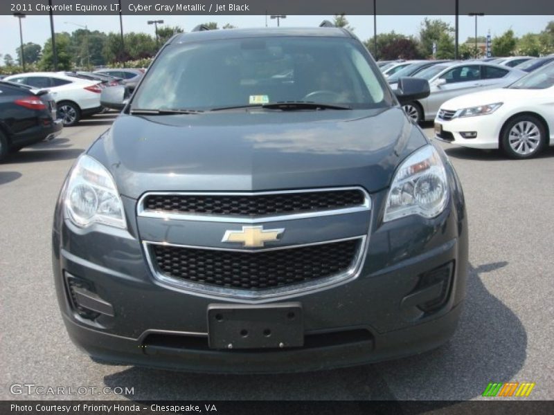 Cyber Gray Metallic / Jet Black 2011 Chevrolet Equinox LT