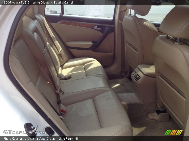 White Diamond Pearl / Camel 2006 Acura TL 3.2