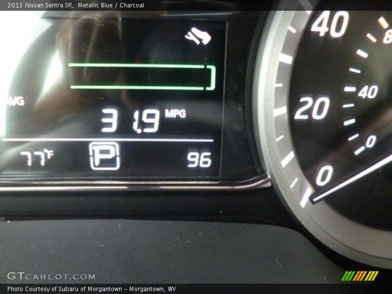 Metallic Blue / Charcoal 2013 Nissan Sentra SR