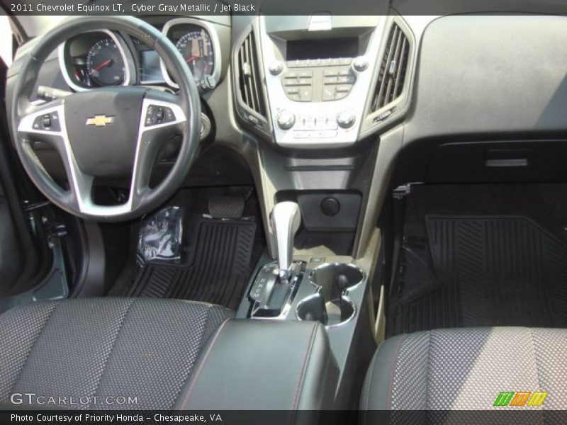 Cyber Gray Metallic / Jet Black 2011 Chevrolet Equinox LT