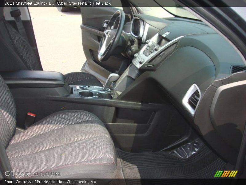 Cyber Gray Metallic / Jet Black 2011 Chevrolet Equinox LT
