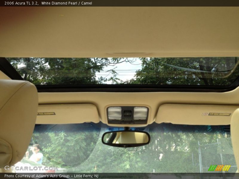 White Diamond Pearl / Camel 2006 Acura TL 3.2