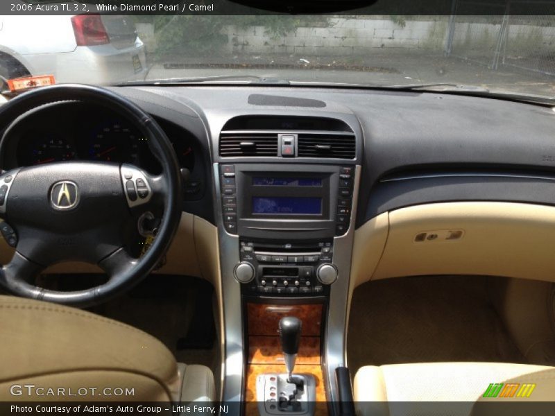 White Diamond Pearl / Camel 2006 Acura TL 3.2
