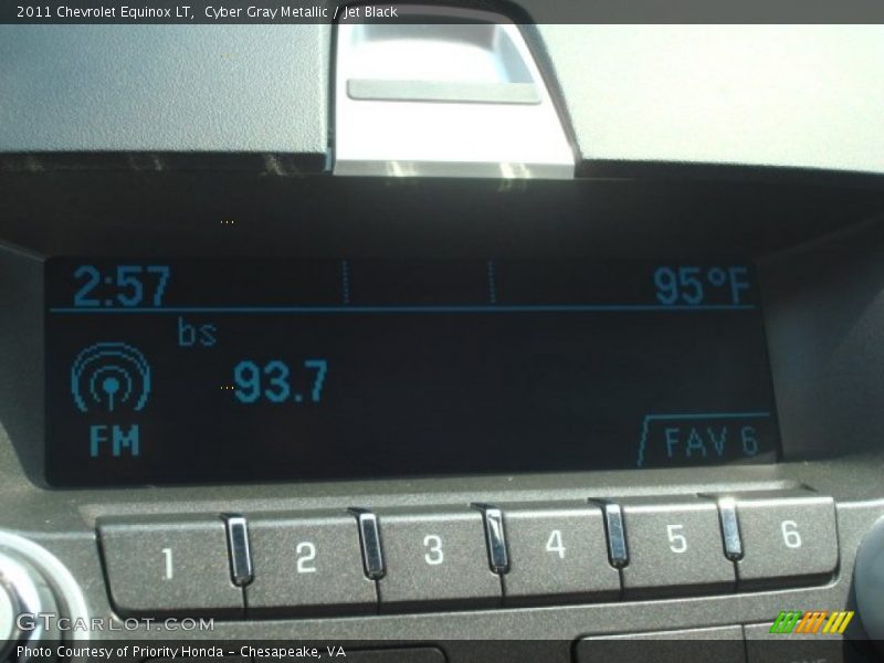 Cyber Gray Metallic / Jet Black 2011 Chevrolet Equinox LT