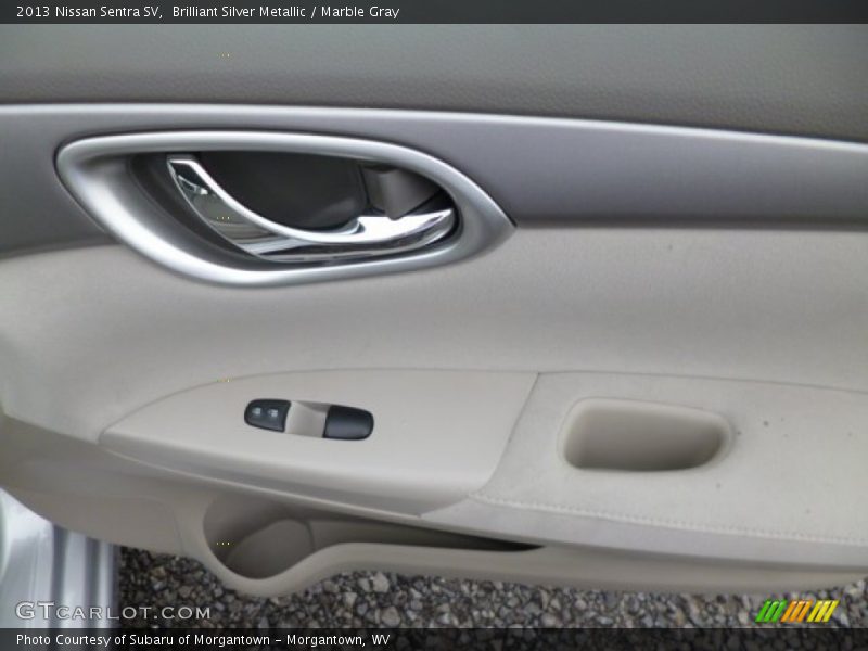Brilliant Silver Metallic / Marble Gray 2013 Nissan Sentra SV
