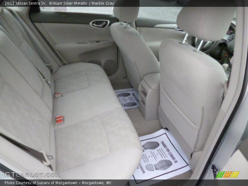 Brilliant Silver Metallic / Marble Gray 2013 Nissan Sentra SV