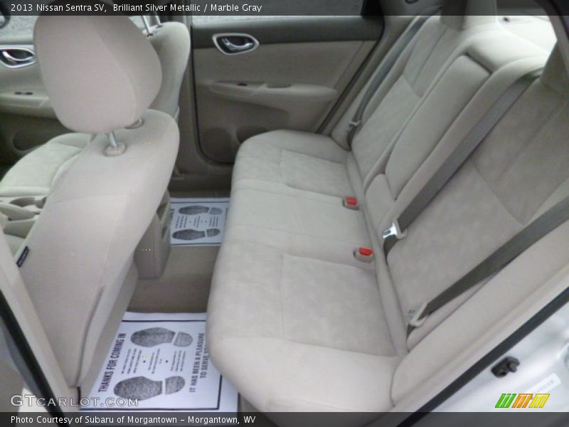 Brilliant Silver Metallic / Marble Gray 2013 Nissan Sentra SV