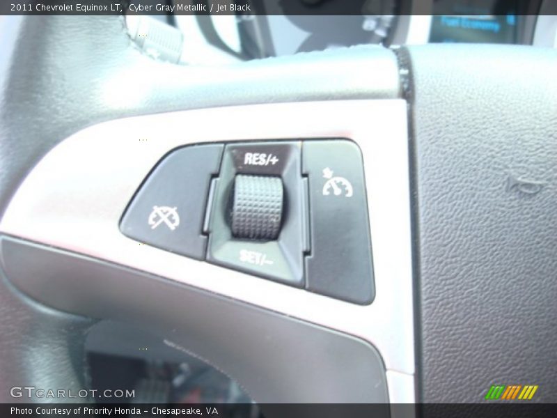 Cyber Gray Metallic / Jet Black 2011 Chevrolet Equinox LT