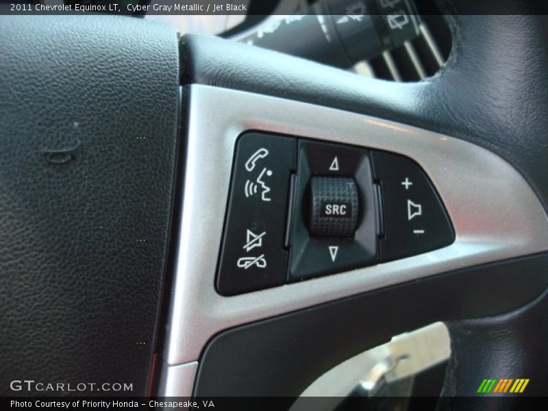 Cyber Gray Metallic / Jet Black 2011 Chevrolet Equinox LT