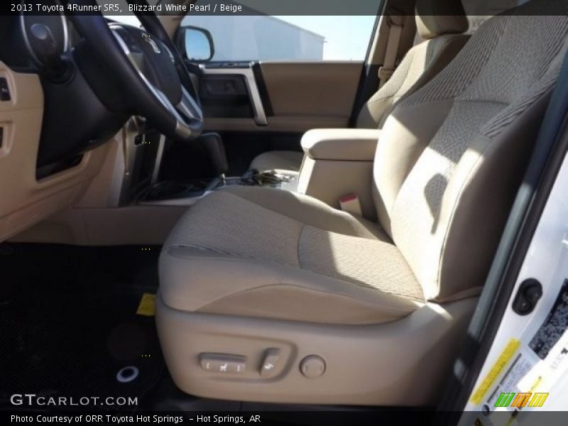 Blizzard White Pearl / Beige 2013 Toyota 4Runner SR5