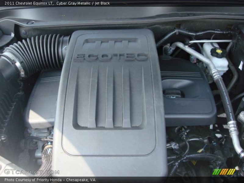 Cyber Gray Metallic / Jet Black 2011 Chevrolet Equinox LT