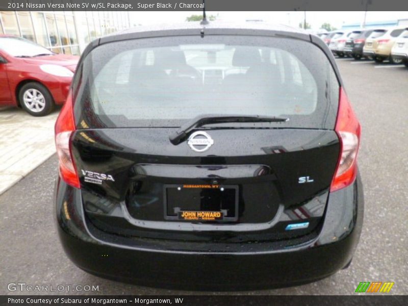 Super Black / Charcoal 2014 Nissan Versa Note SV w/SL Package