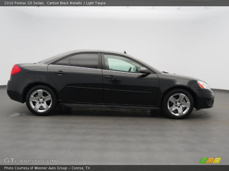 Carbon Black Metallic / Light Taupe 2010 Pontiac G6 Sedan