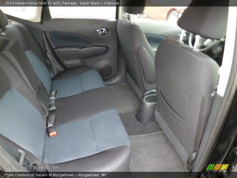 Rear Seat of 2014 Versa Note SV w/SL Package