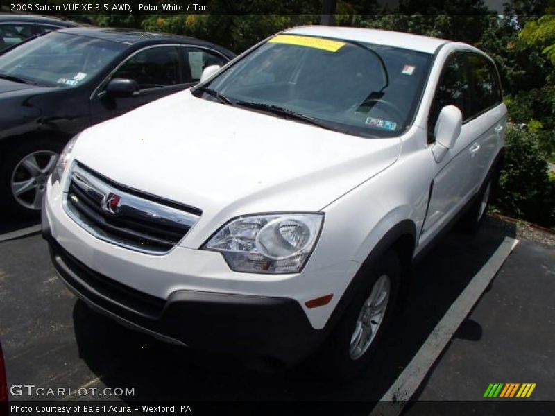 Polar White / Tan 2008 Saturn VUE XE 3.5 AWD