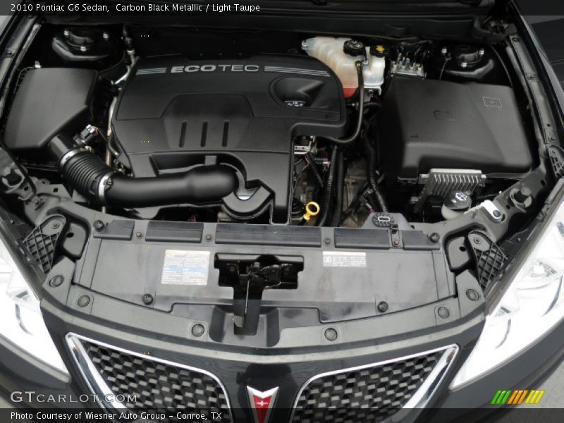 Carbon Black Metallic / Light Taupe 2010 Pontiac G6 Sedan