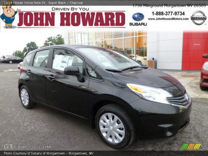 Super Black / Charcoal 2014 Nissan Versa Note SV