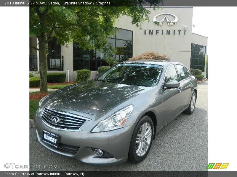 Graphite Shadow / Graphite 2010 Infiniti G 37 x AWD Sedan