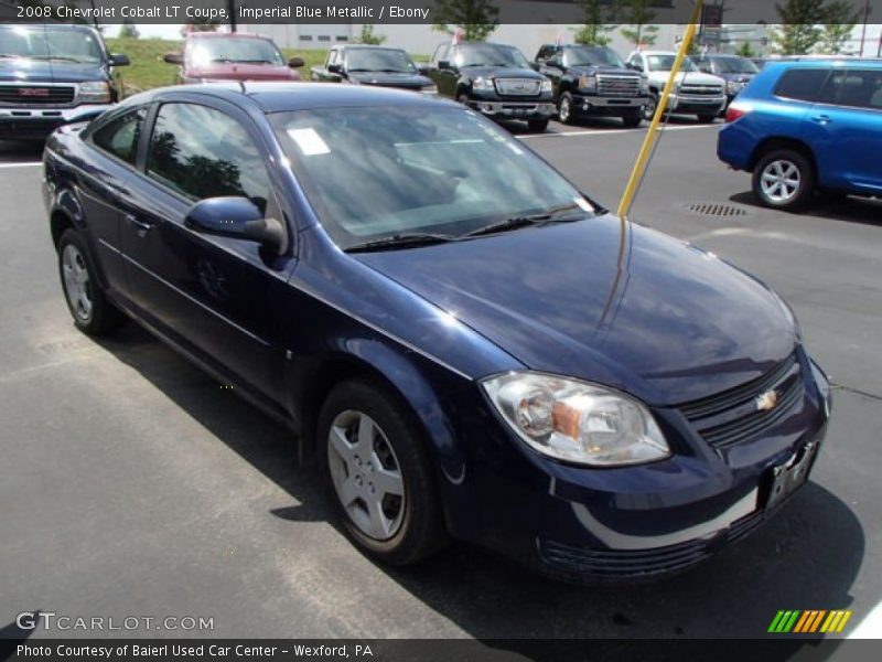 Imperial Blue Metallic / Ebony 2008 Chevrolet Cobalt LT Coupe