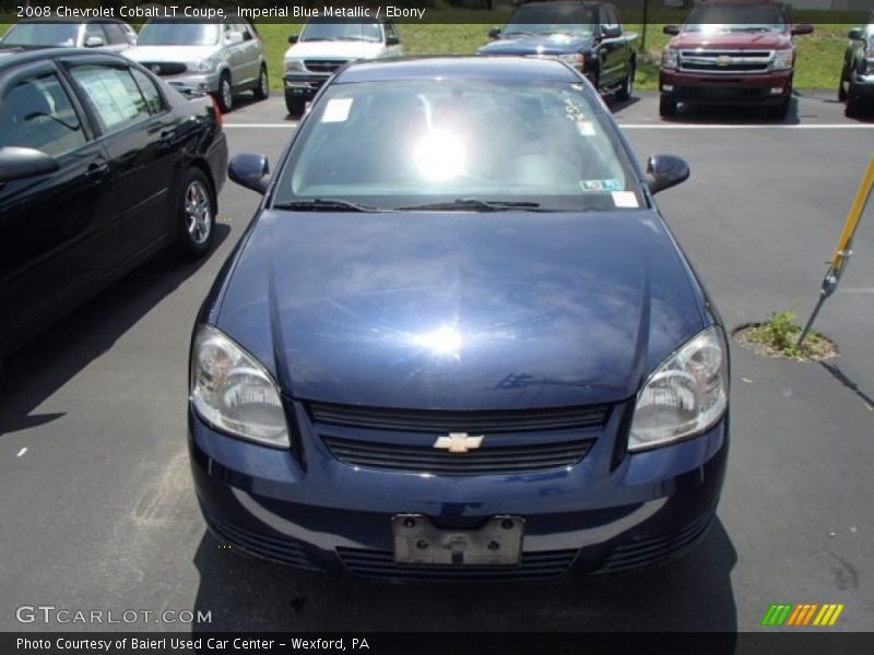 Imperial Blue Metallic / Ebony 2008 Chevrolet Cobalt LT Coupe