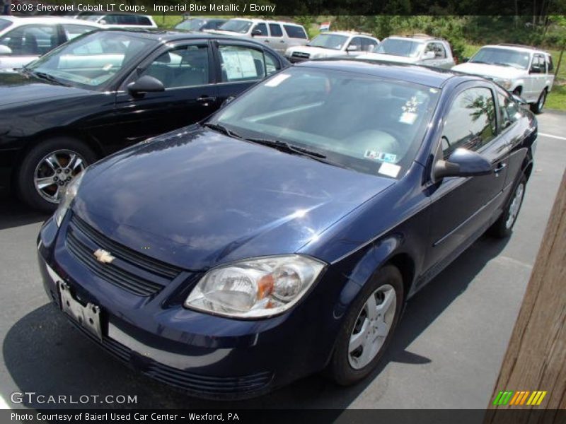 Imperial Blue Metallic / Ebony 2008 Chevrolet Cobalt LT Coupe