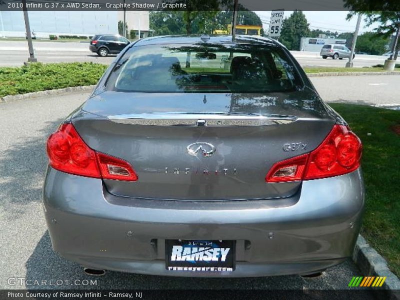 Graphite Shadow / Graphite 2010 Infiniti G 37 x AWD Sedan