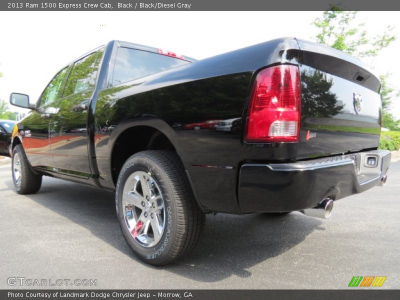 Black / Black/Diesel Gray 2013 Ram 1500 Express Crew Cab