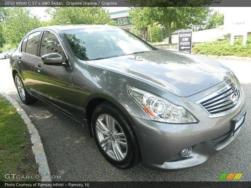 Graphite Shadow / Graphite 2010 Infiniti G 37 x AWD Sedan