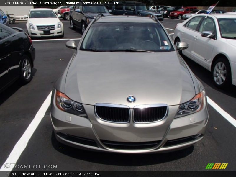 Platinum Bronze Metallic / Black 2008 BMW 3 Series 328xi Wagon