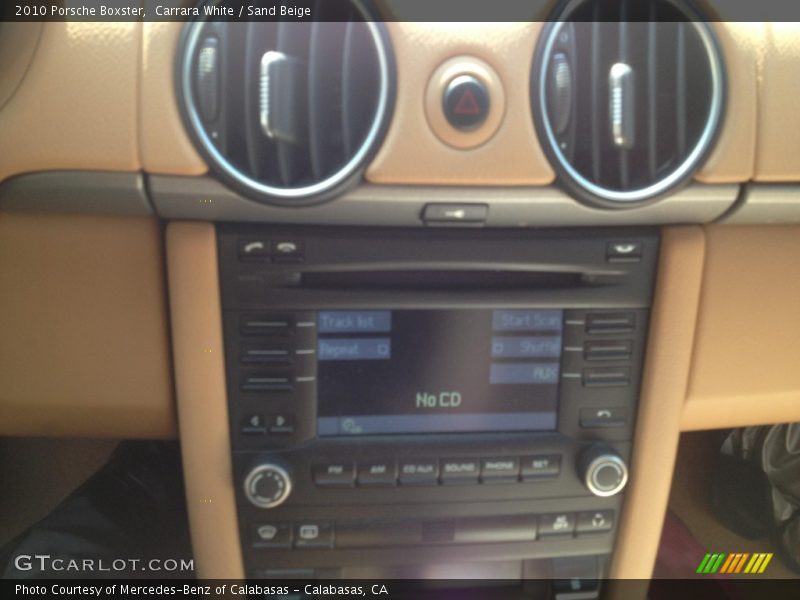 Carrara White / Sand Beige 2010 Porsche Boxster