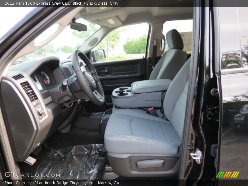 Black / Black/Diesel Gray 2013 Ram 1500 Express Crew Cab