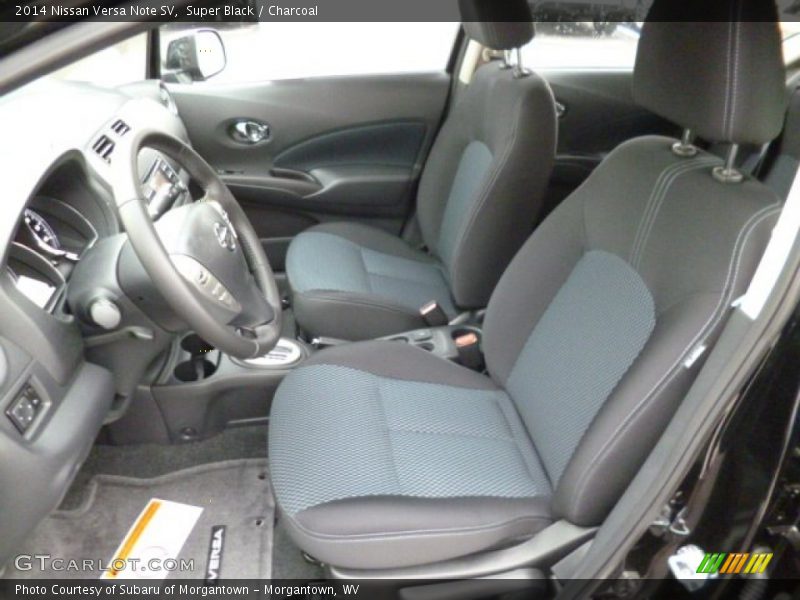 Front Seat of 2014 Versa Note SV