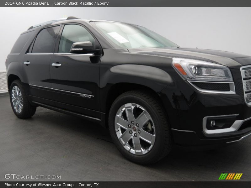 Carbon Black Metallic / Ebony 2014 GMC Acadia Denali