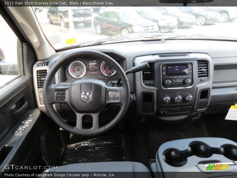 Black / Black/Diesel Gray 2013 Ram 1500 Express Crew Cab