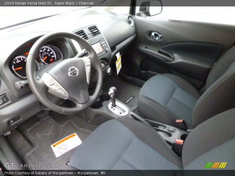 Charcoal Interior - 2014 Versa Note SV 