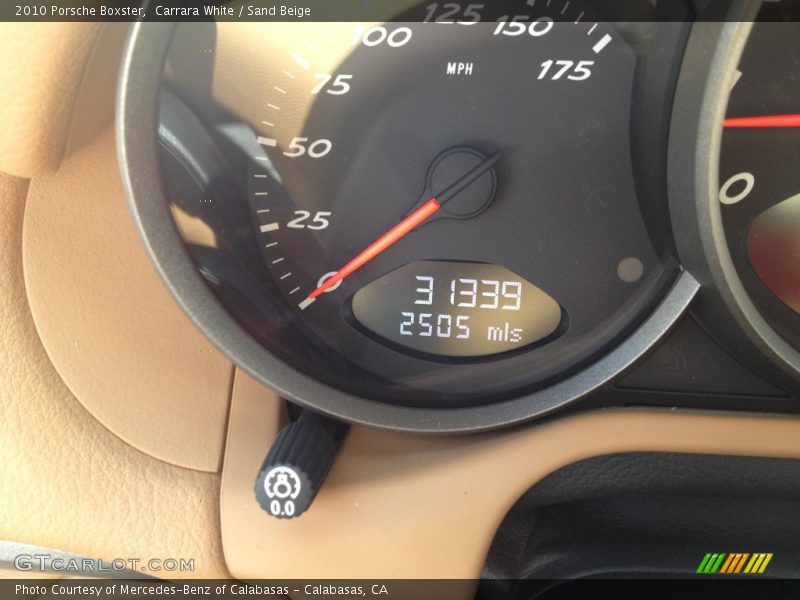 Carrara White / Sand Beige 2010 Porsche Boxster