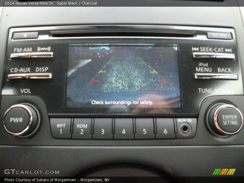 Audio System of 2014 Versa Note SV