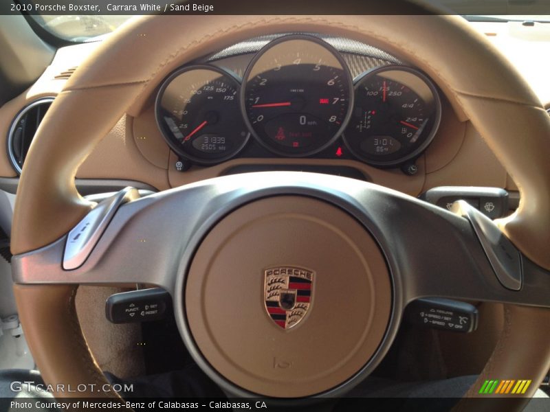 Carrara White / Sand Beige 2010 Porsche Boxster