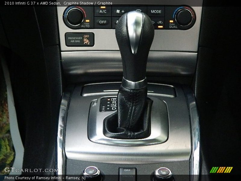 Graphite Shadow / Graphite 2010 Infiniti G 37 x AWD Sedan