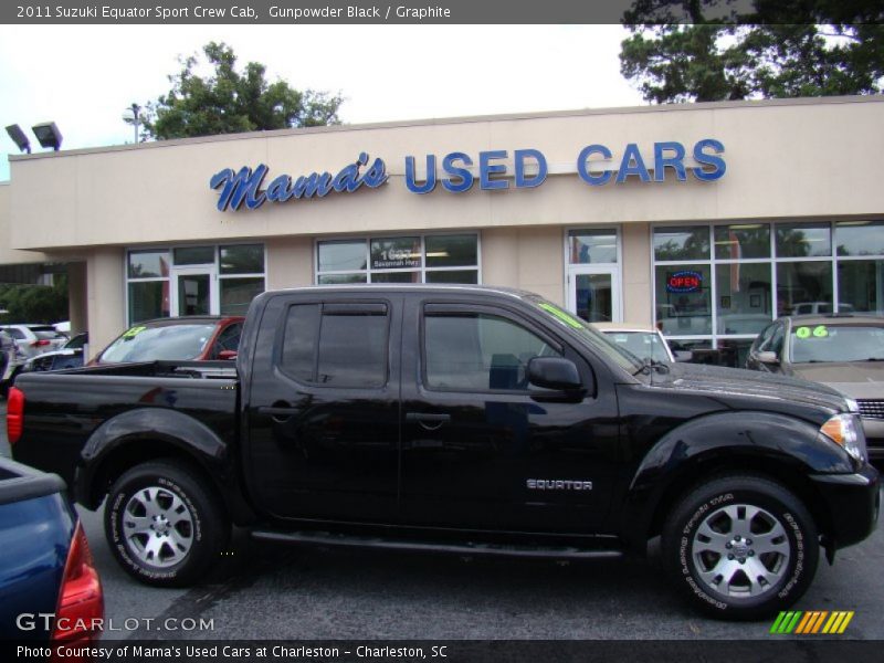 Gunpowder Black / Graphite 2011 Suzuki Equator Sport Crew Cab