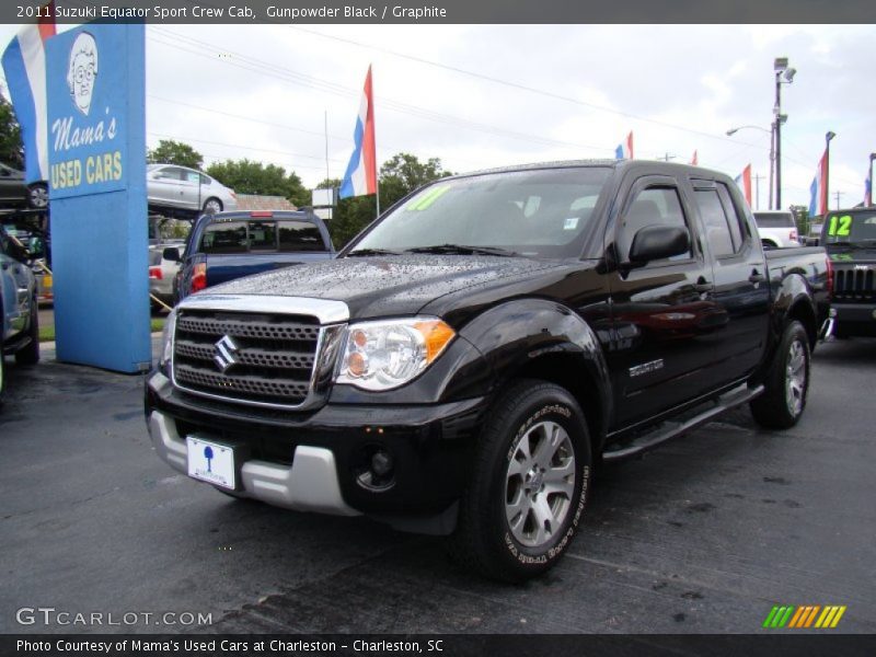 Gunpowder Black / Graphite 2011 Suzuki Equator Sport Crew Cab