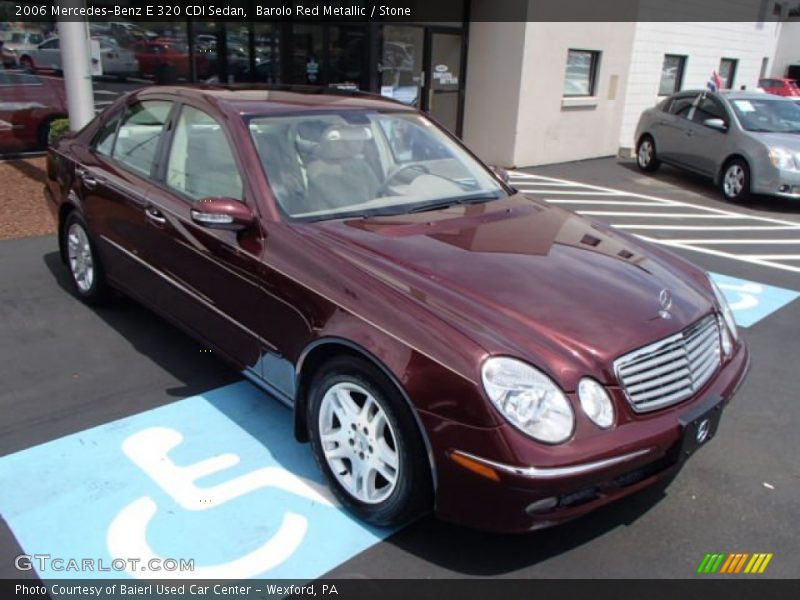 Barolo Red Metallic / Stone 2006 Mercedes-Benz E 320 CDI Sedan