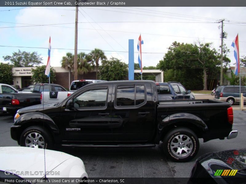 Gunpowder Black / Graphite 2011 Suzuki Equator Sport Crew Cab