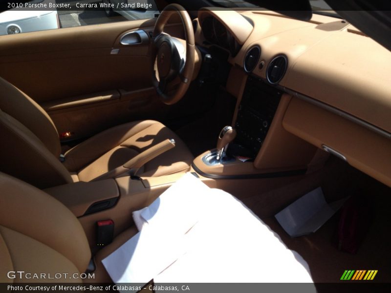 Carrara White / Sand Beige 2010 Porsche Boxster