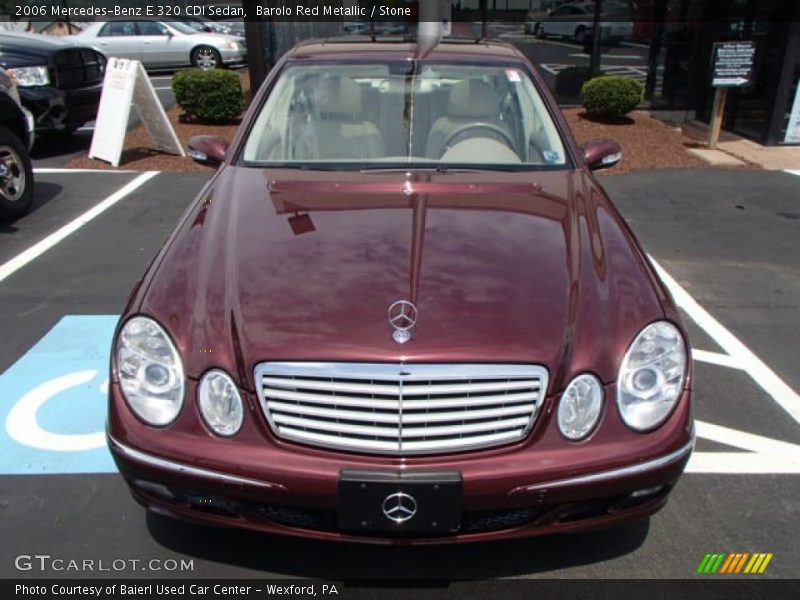Barolo Red Metallic / Stone 2006 Mercedes-Benz E 320 CDI Sedan