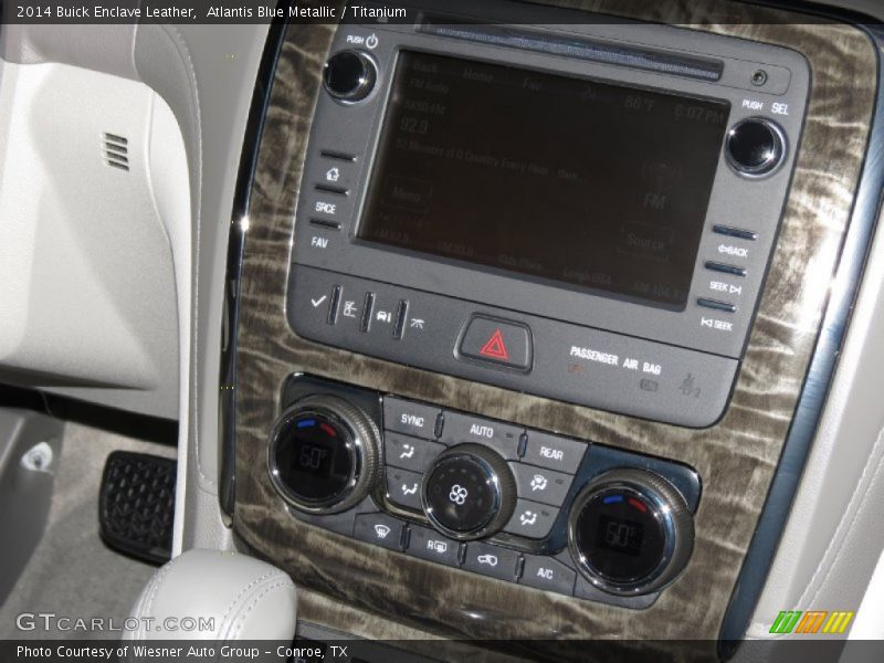 Controls of 2014 Enclave Leather