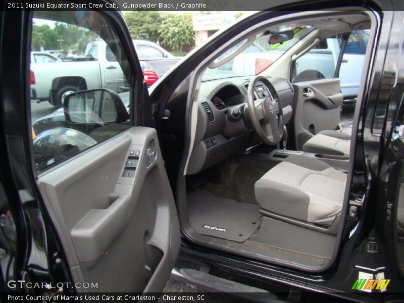 Gunpowder Black / Graphite 2011 Suzuki Equator Sport Crew Cab