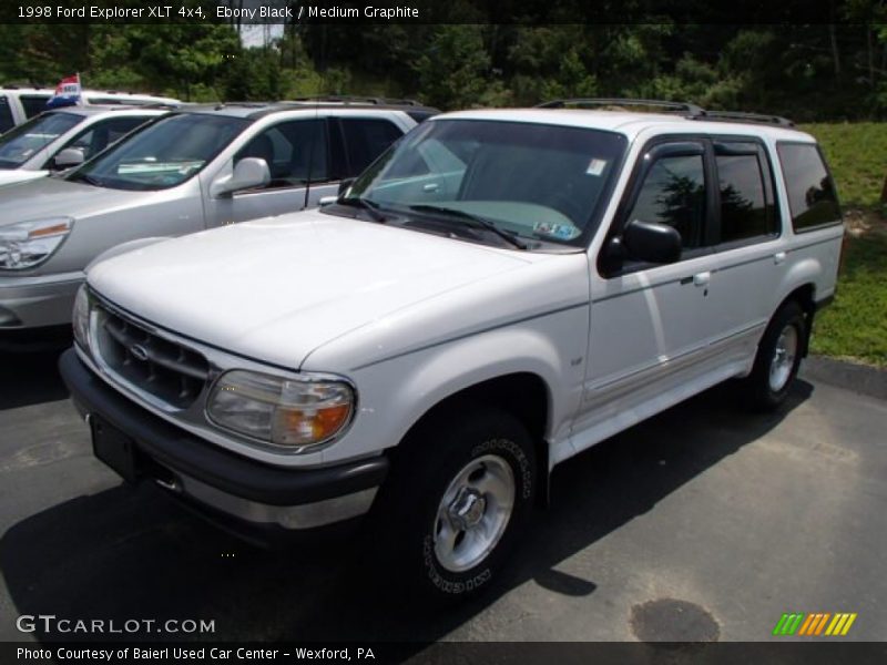 Ebony Black / Medium Graphite 1998 Ford Explorer XLT 4x4